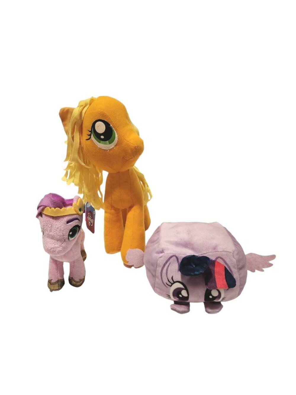 My Little Pony Plush Lot Of 3 Horse Unicorn Stuffed Animal Toy Sewn Eyes